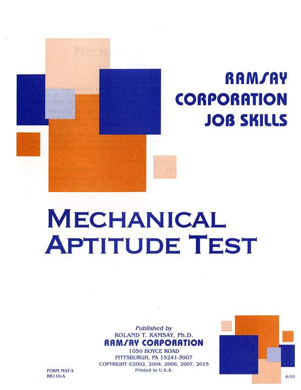 Ramsay Corporation Mechanical Aptitude Test